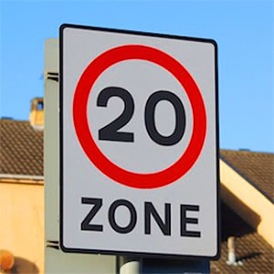 20 mph speed limit